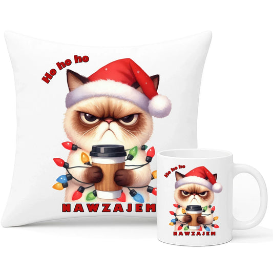 Nawzajem | Świąteczny zestaw poduszka i kubek BN33 - StoryCups.pl