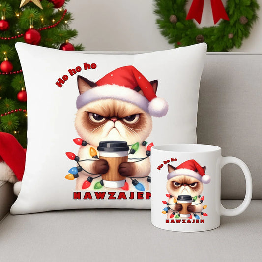 Nawzajem | Świąteczny zestaw poduszka i kubek BN33 - StoryCups.pl