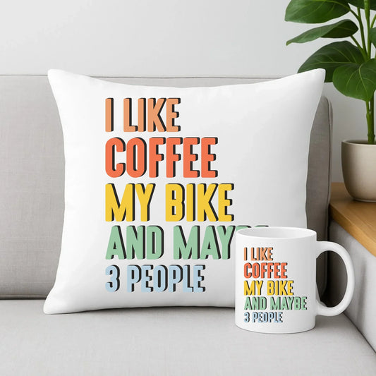 Lubię swój rower | Zestaw poduszka i kubek HR05 - StoryCups.pl