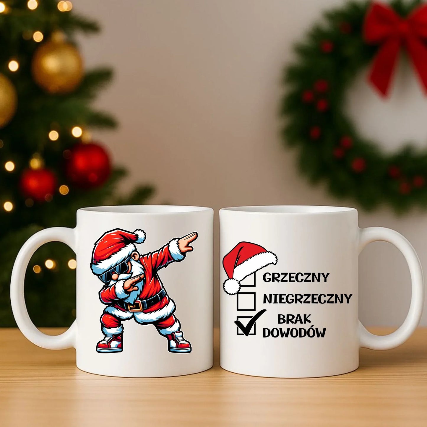 Brak dowodów | Świąteczny zestaw poduszka i kubek BN99 - StoryCups.pl