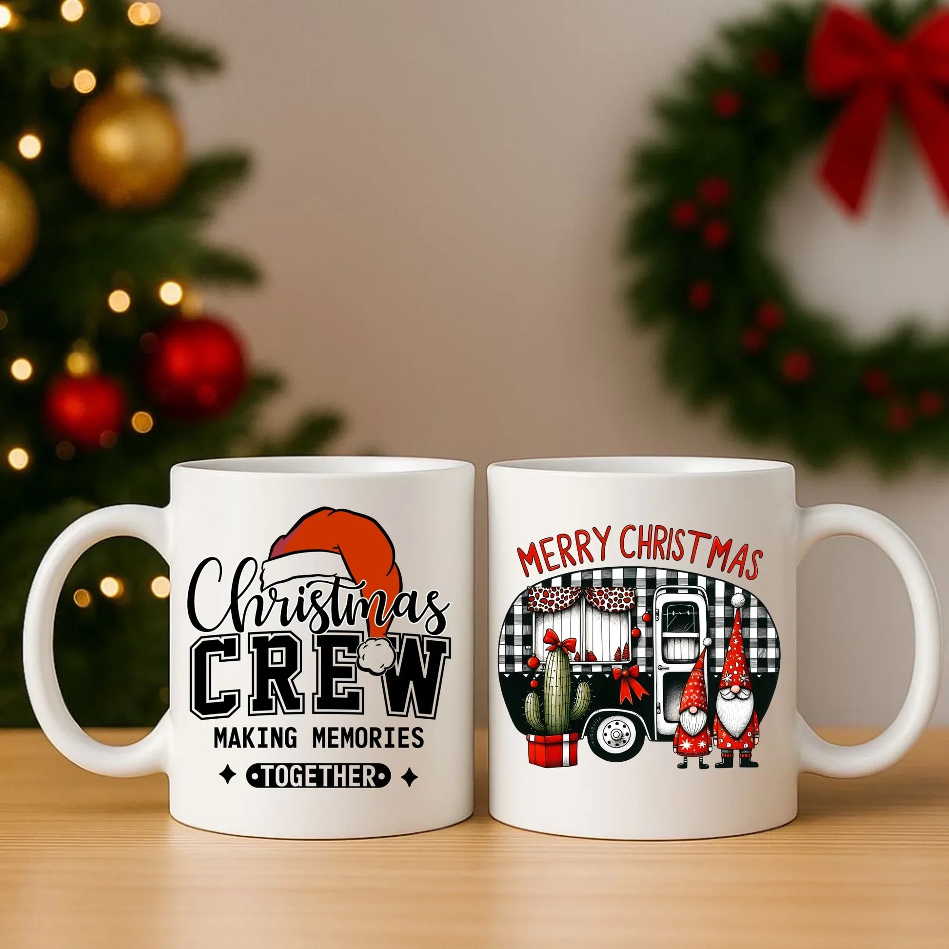 Merry Christmas | Świąteczny zestaw poduszka i kubek BN44 - StoryCups.pl