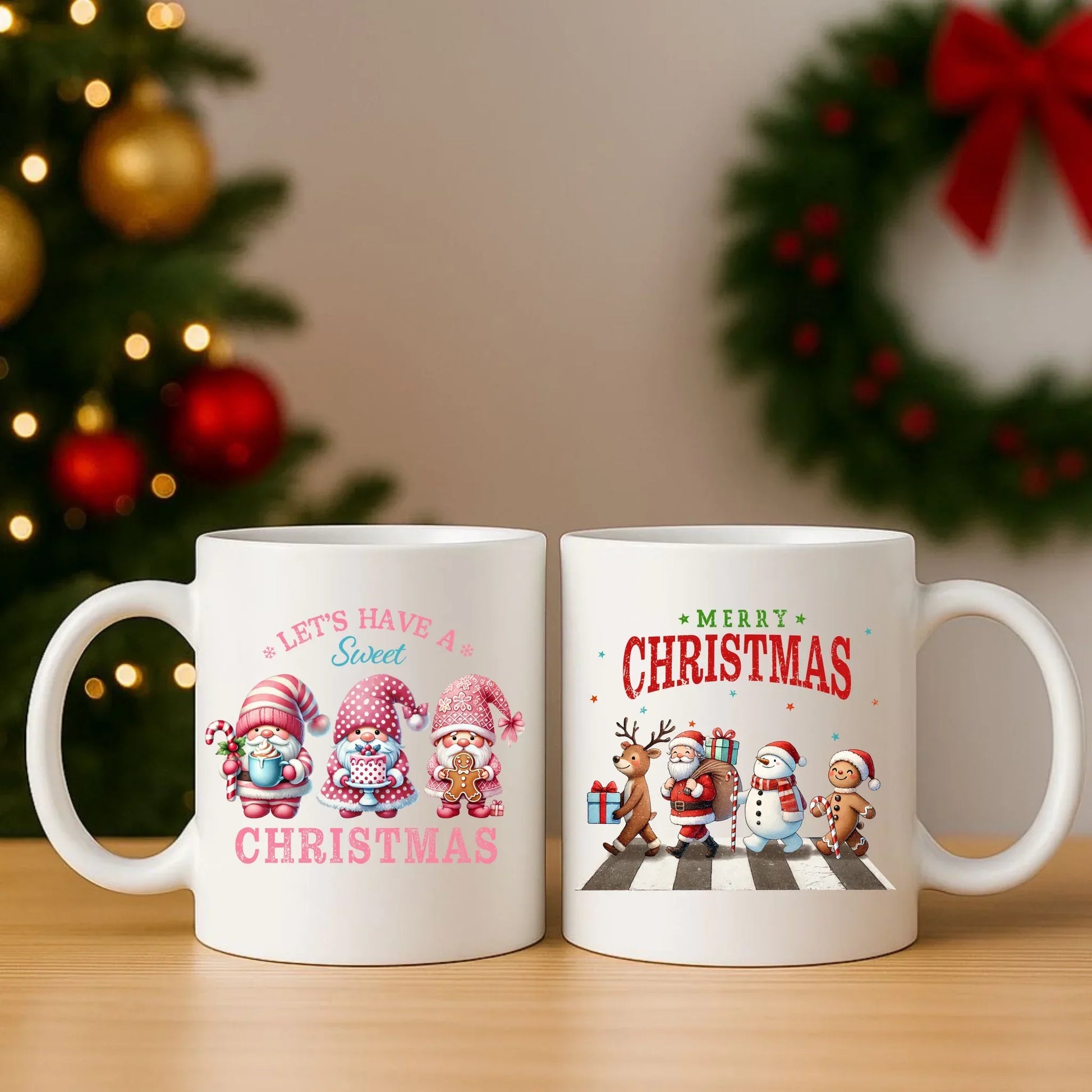 Merry Christmas | Świąteczny zestaw poduszka i kubek BN06 - StoryCups.pl