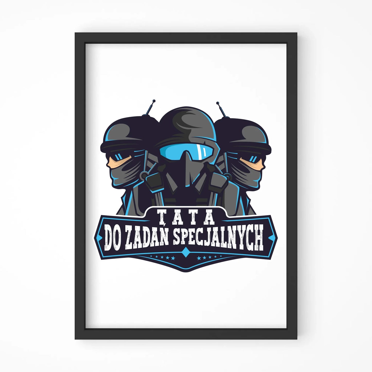 Tata do zadań specjalnych | Plakat w ramie dla taty DT66