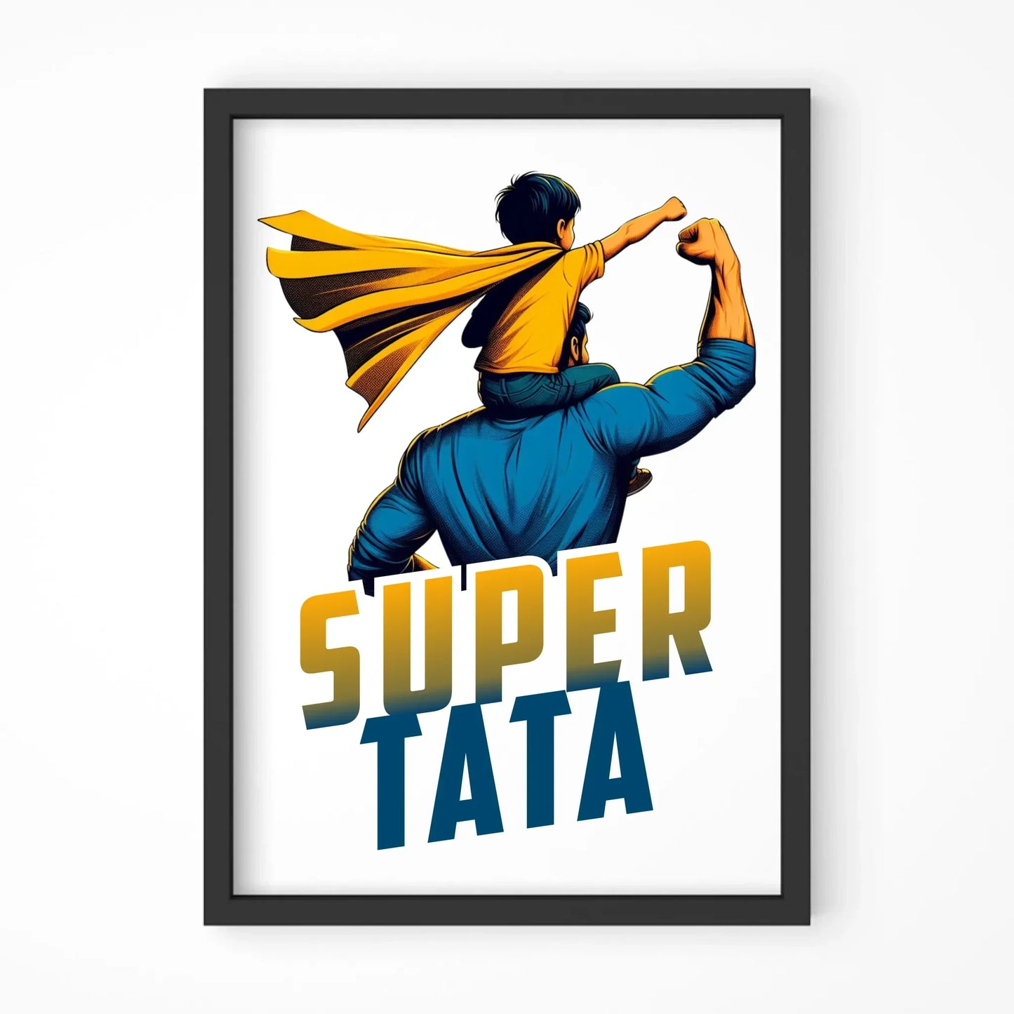 Super tata | Plakat w ramie dla taty DT38 - StoryCups.pl