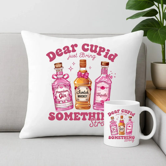 Przynieś coś mocniejszego | Zestaw poduszka i kubek W42 - StoryCups.pl