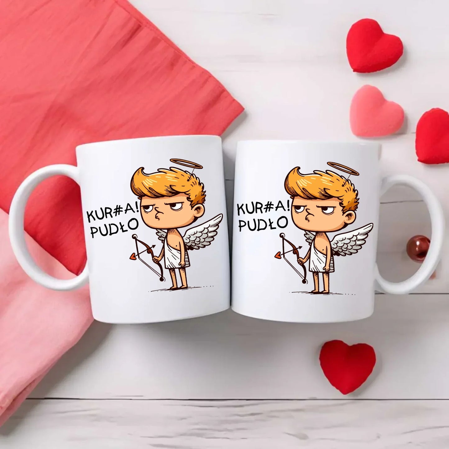 Kur#a pudło | Zestaw poduszka i kubek W56 - StoryCups.pl