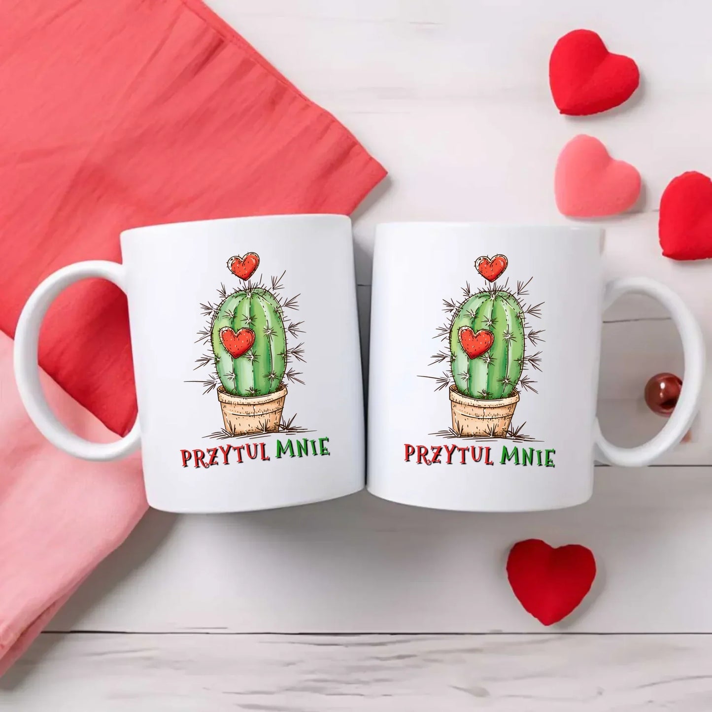 Przytul mnie | Zestaw poduszka i kubek W49 - StoryCups.pl