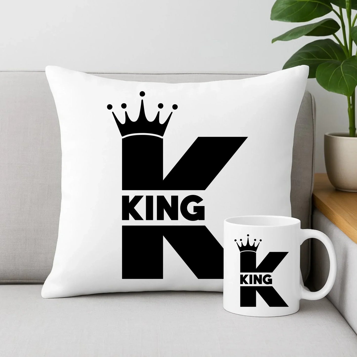 King | Zestaw poduszka i kubek W40 - StoryCups.pl