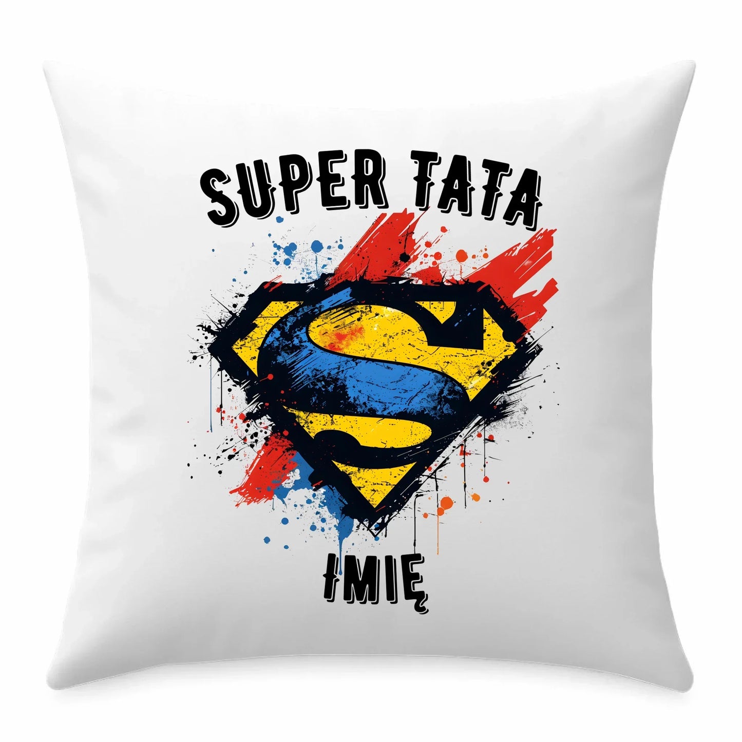 Superbohater Tata | Poduszka dla taty DT07 - StoryCups.pl