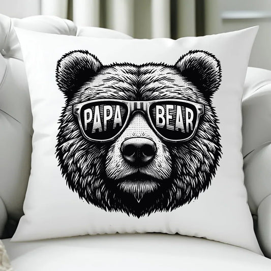 Papa bear | Poduszka dla taty DT62 - StoryCups.pl
