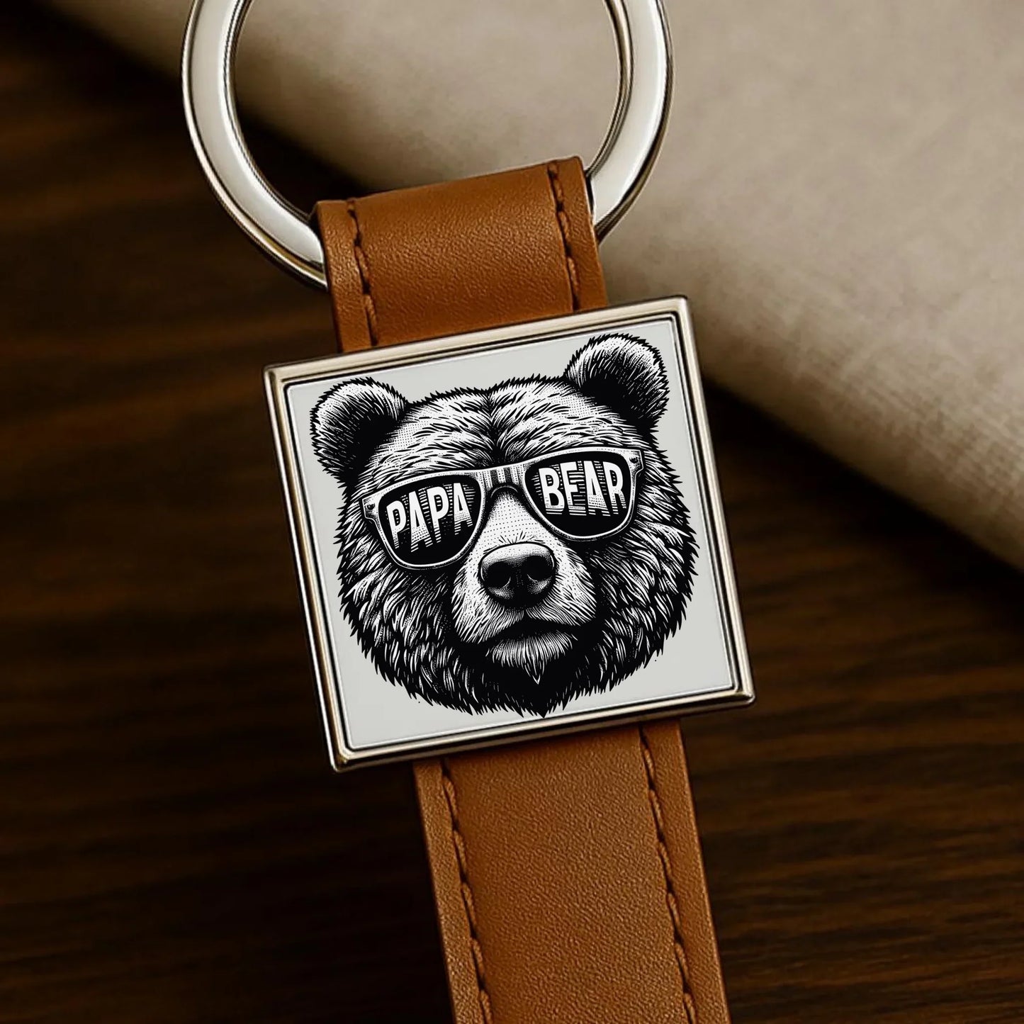 Papa bear | Brelok dla taty DT62 - StoryCups.pl