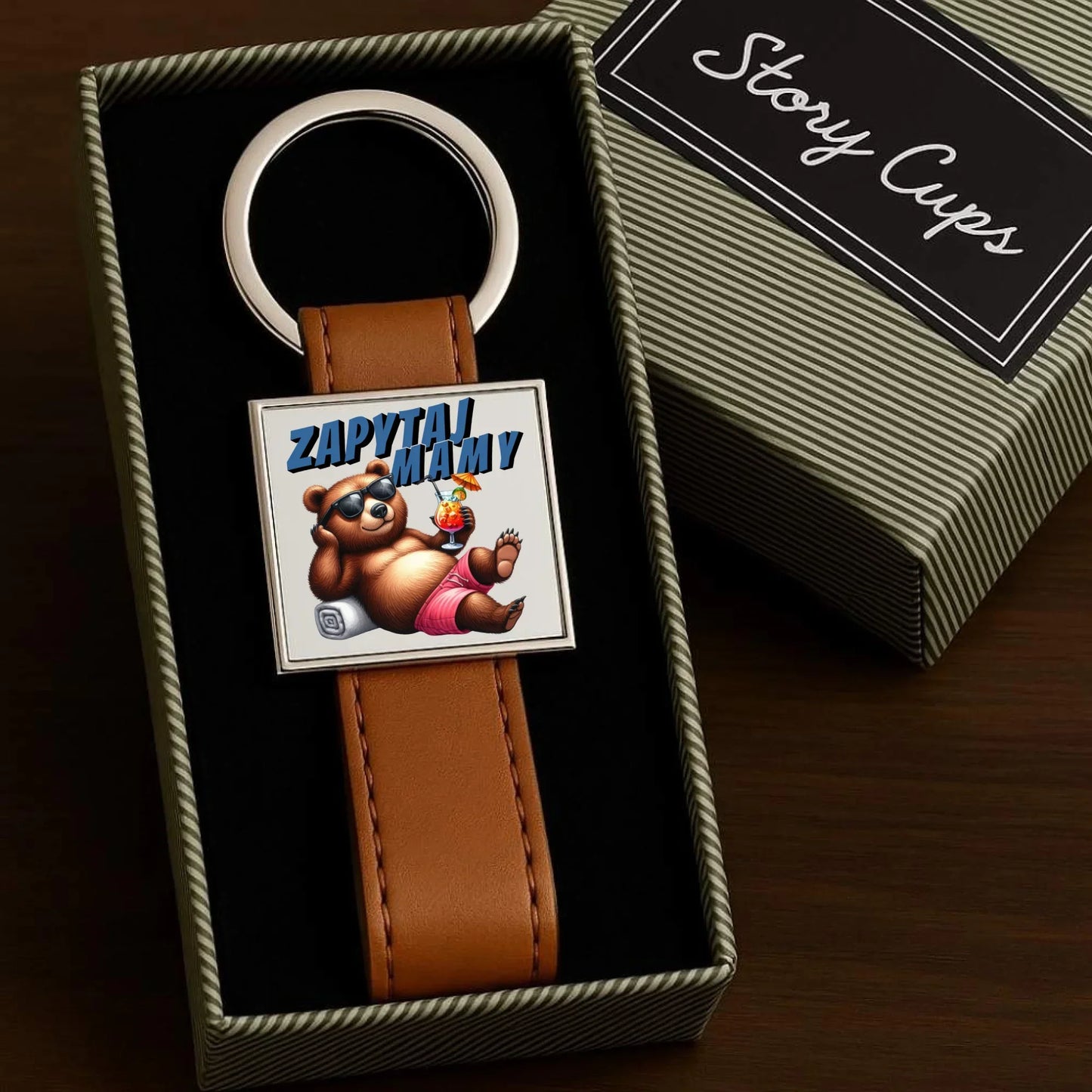 Zapytaj mamy | Brelok dla taty DT77 - StoryCups.pl