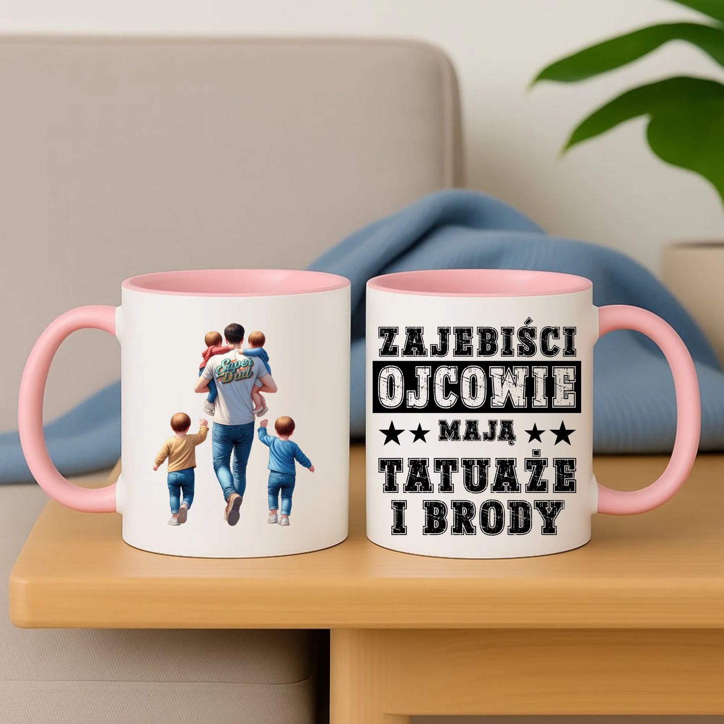 Personalizowany kubek dla taty na prezent Dzień Ojca Święta Urodziny
