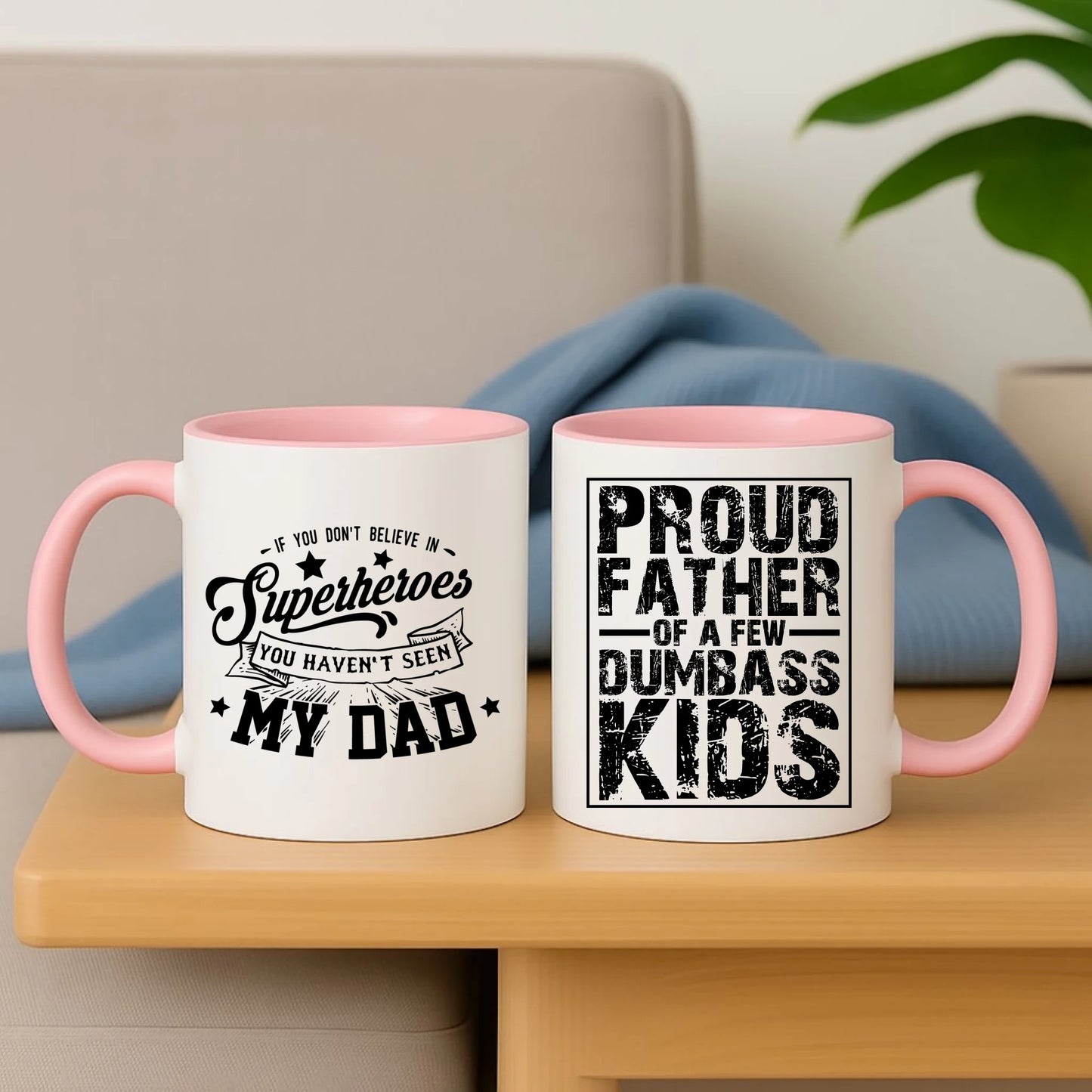 Personalizowany kubek dla taty na prezent Dzień Ojca Święta Urodziny