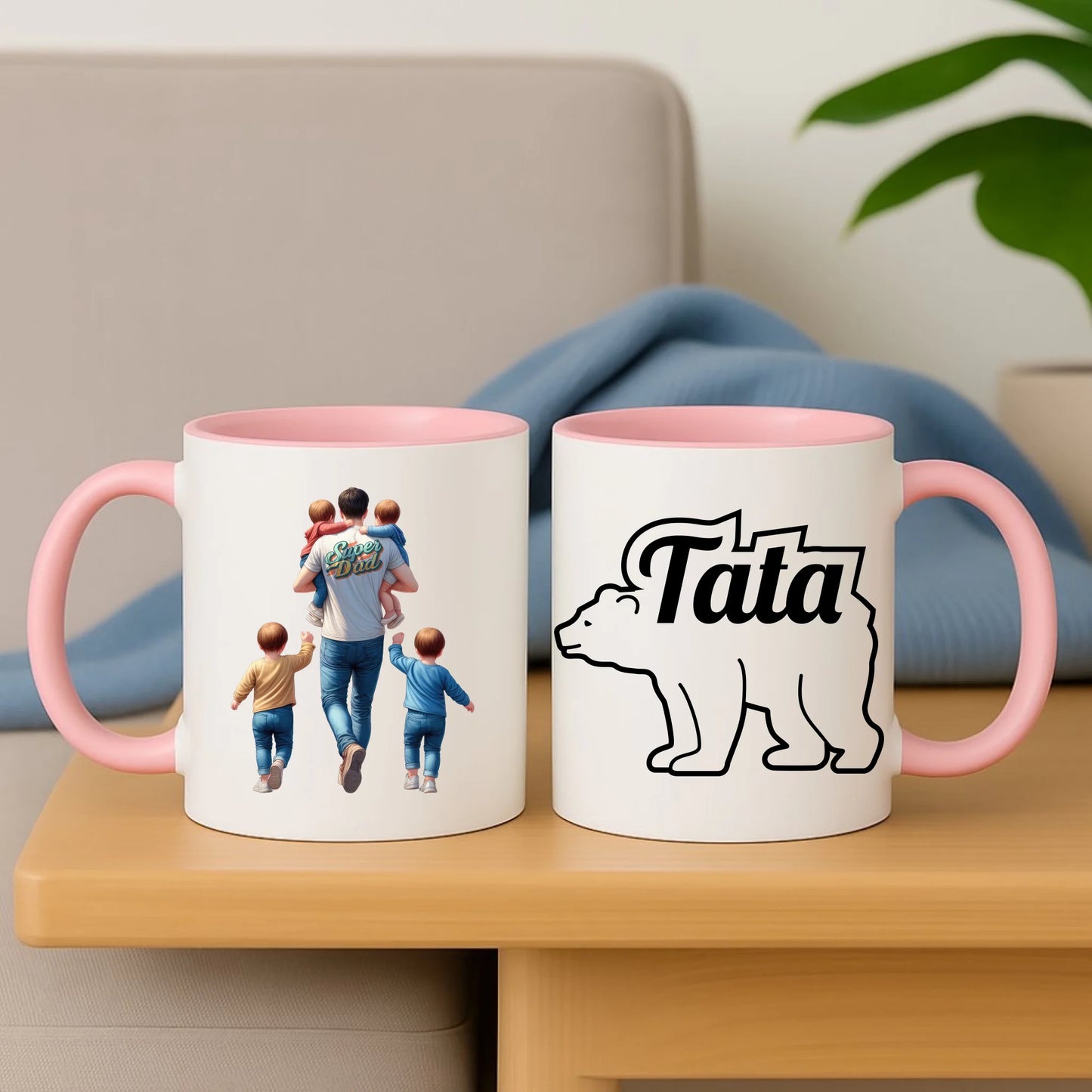 Personalizowany kubek dla taty na prezent Dzień Ojca Święta Urodziny