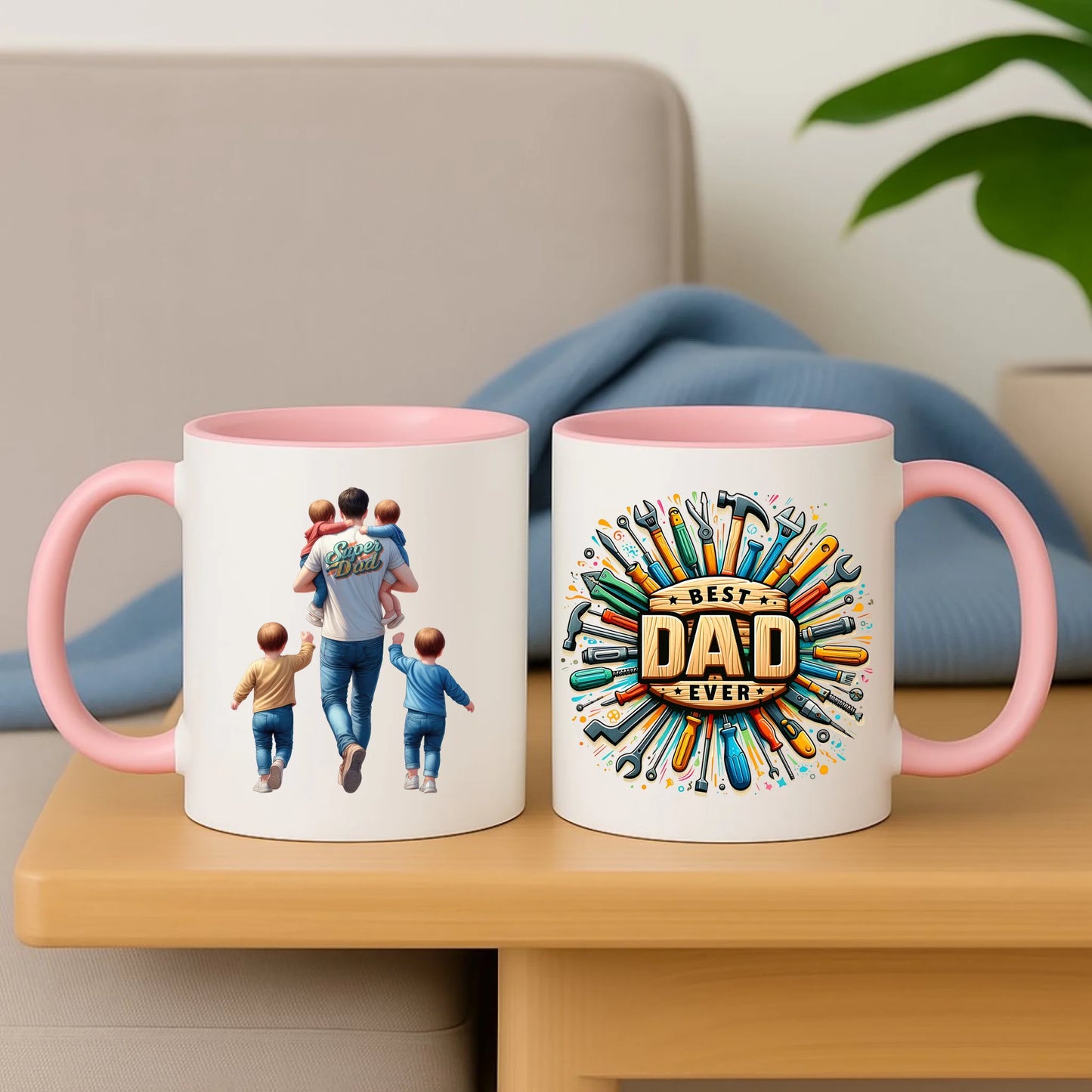 Personalizowany kubek dla taty na prezent Dzień Ojca Święta Urodziny