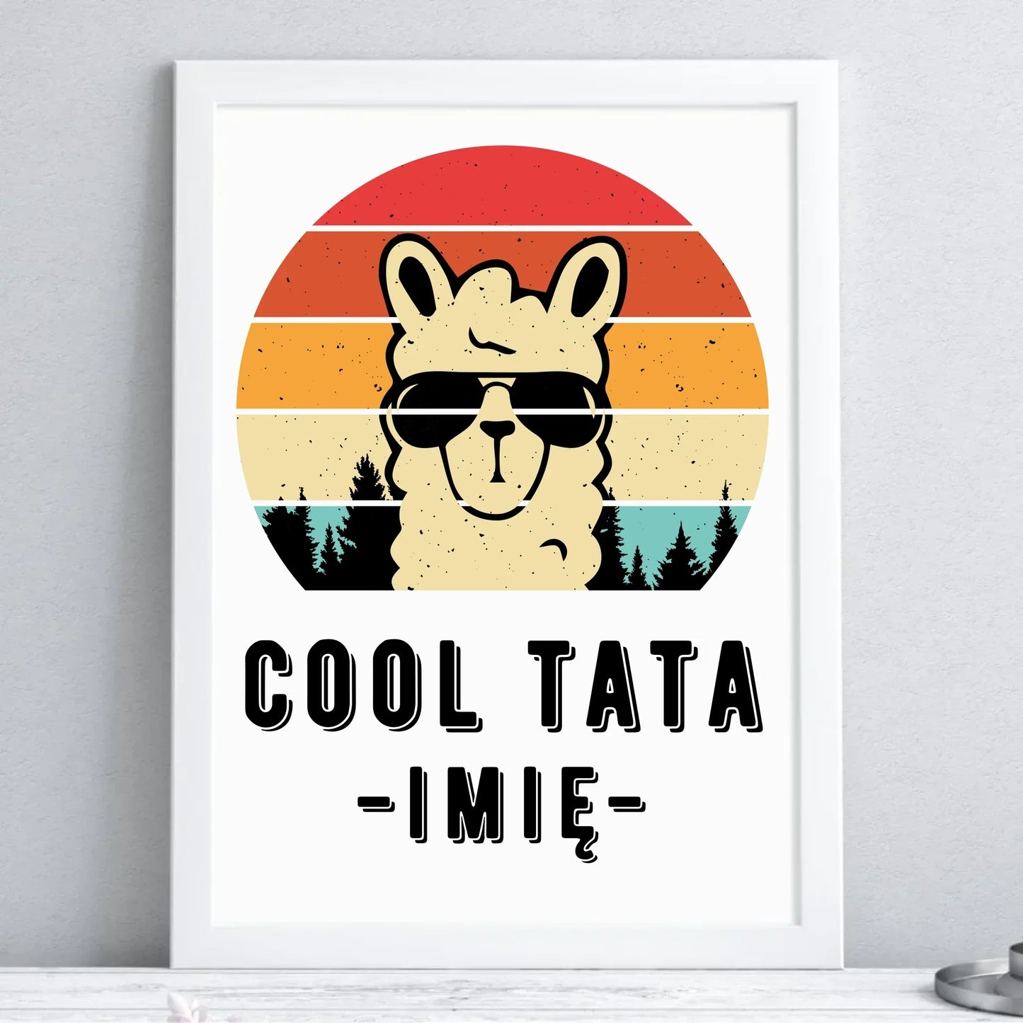 Cool tata | Plakat w ramie dla taty DT04 - StoryCups.pl