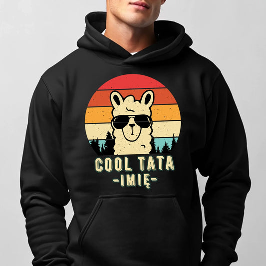 Cool tata | Bluza męska z kapturem dla taty DT04 - StoryCups.pl