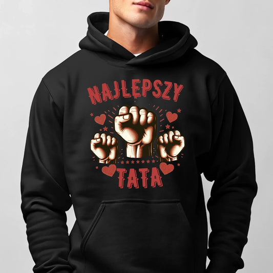 Najlepszy tata na świecie | Bluza męska z kapturem dla taty DT12 - StoryCups.pl