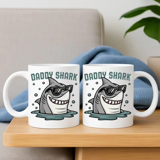 Daddy shark | Kubek dla taty DT15 - StoryCups.pl