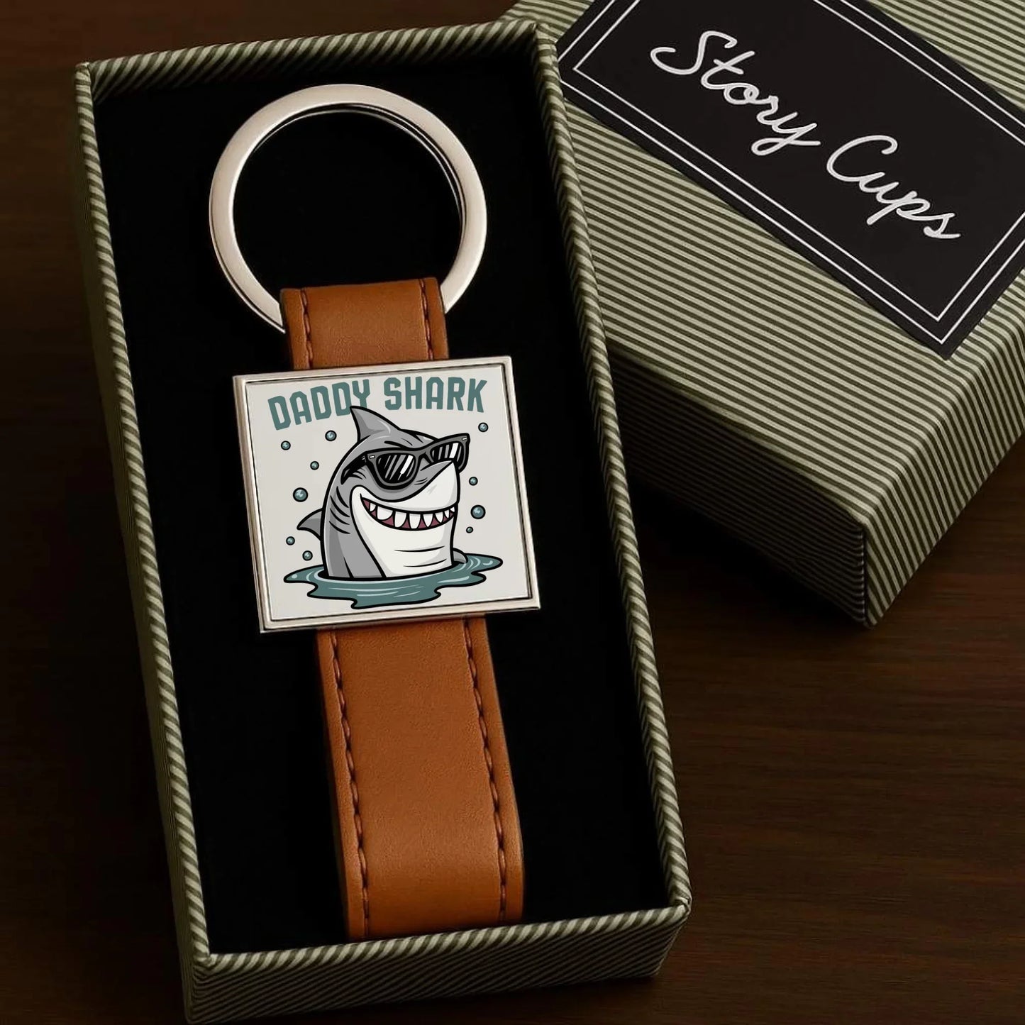 Daddy shark | Brelok dla taty DT15 - StoryCups.pl