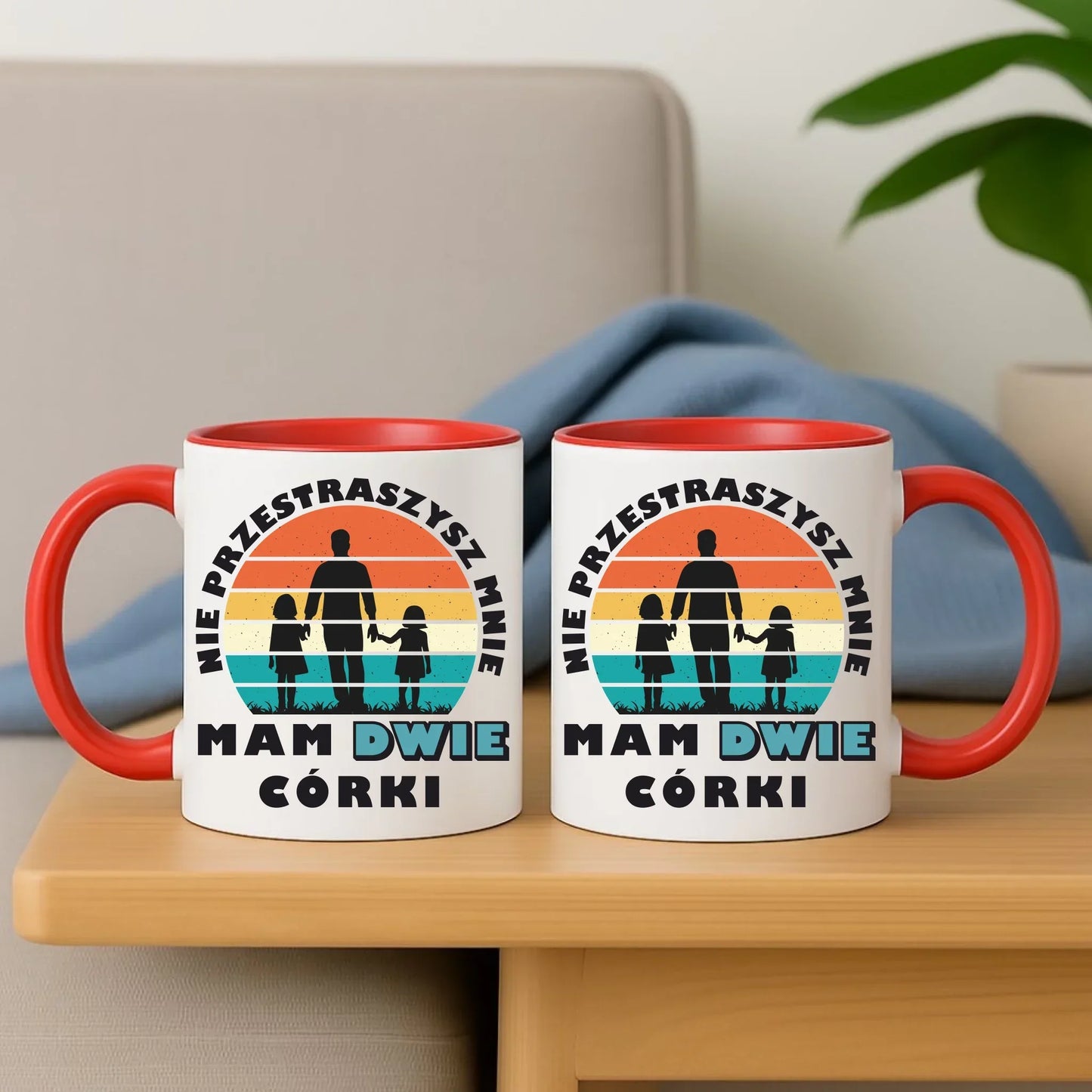 Nie przestraszysz mnie mam dwie córki | Kubek dla taty DT02 - StoryCups.pl