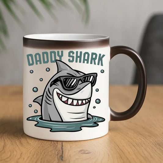 Daddy shark | Kubek magiczny dla taty DT15 - StoryCups.pl