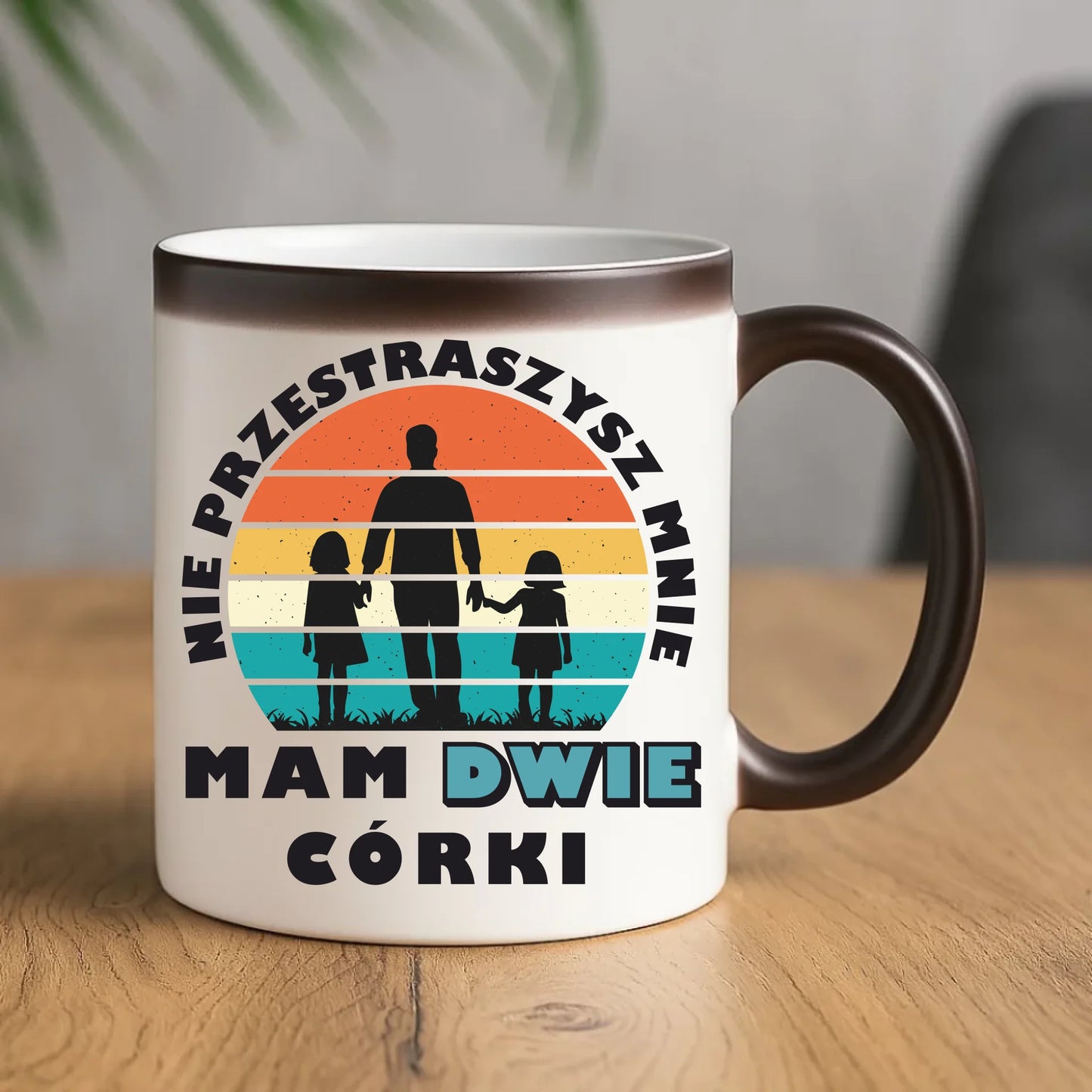 Prezent na Dzień Ojca urodziny imieniny kubek magiczny z nadrukiem