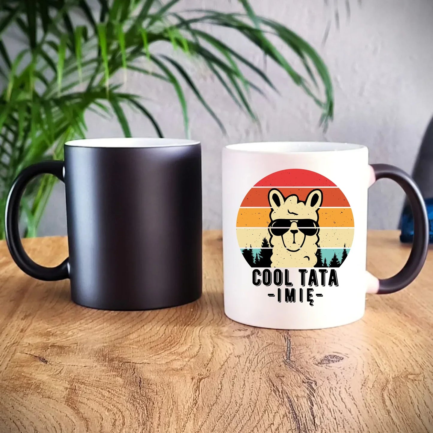 Cool tata | Kubek magiczny z imieniem prezent dla taty DT04 - StoryCups.pl