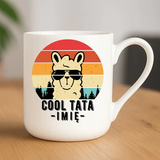Cool tata | Kubek elegant z imieniem prezent dla taty DT04 - StoryCups.pl