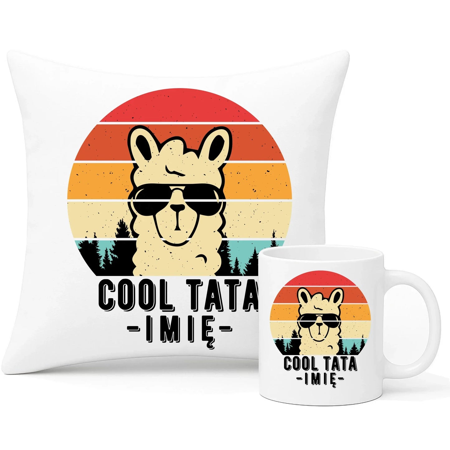 Cool tata | Zestaw poduszka i kubek dla taty DT04 - StoryCups.pl