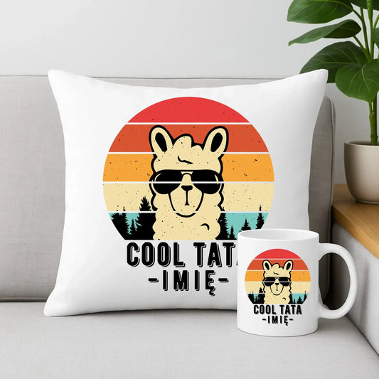 Cool tata | Zestaw poduszka i kubek dla taty DT04 - StoryCups.pl