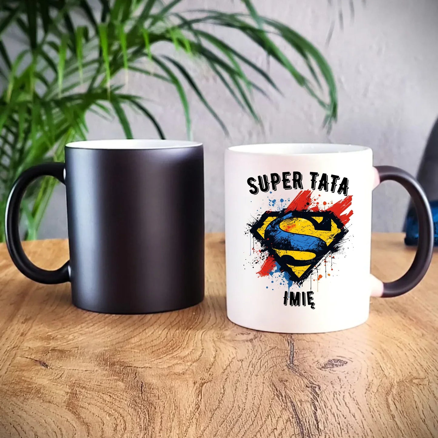 Super Tata imię | Kubek magiczny dla taty DT07 - StoryCups.pl