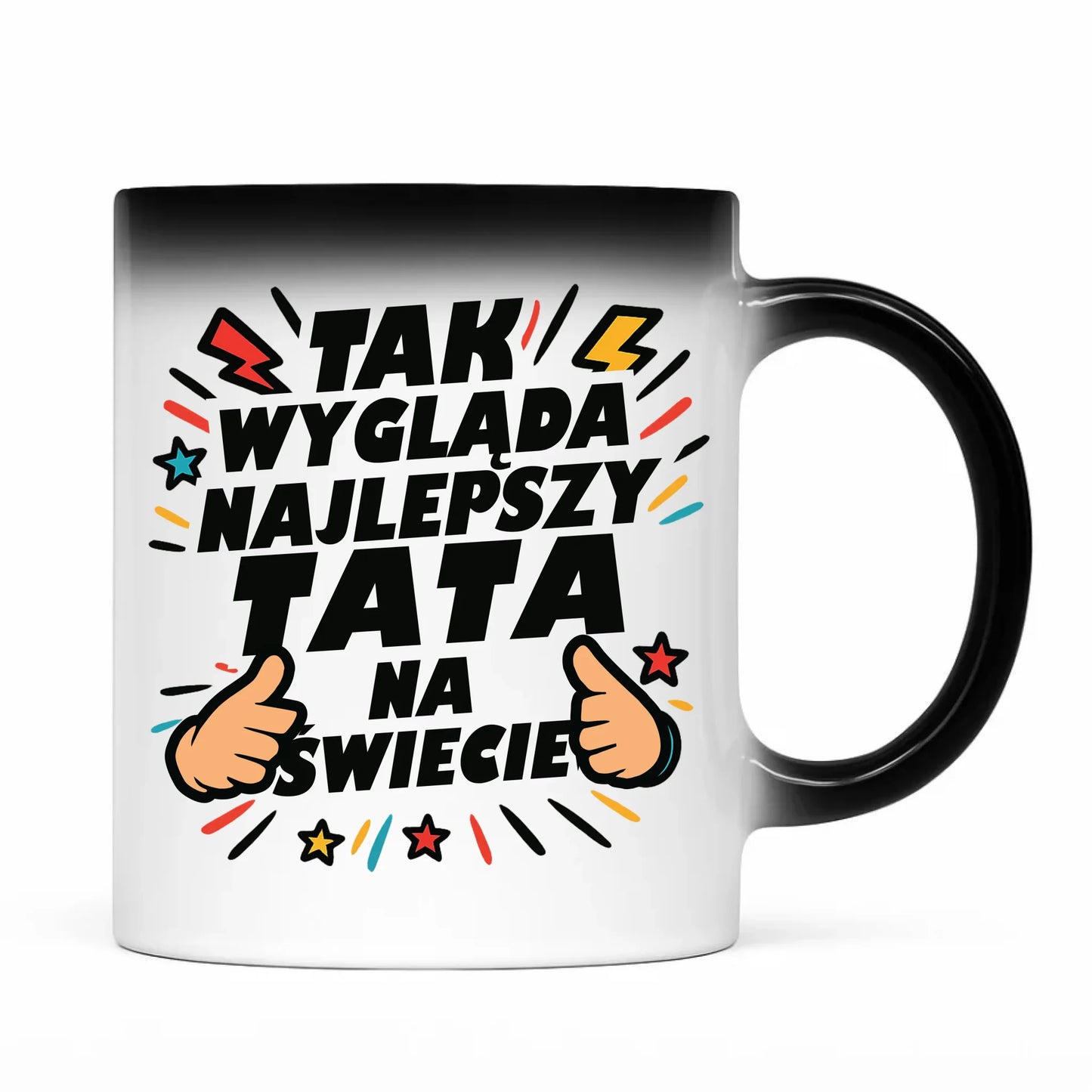 Magiczny kubek dla taty prezent na Dzień Ojca urodziny imieniny