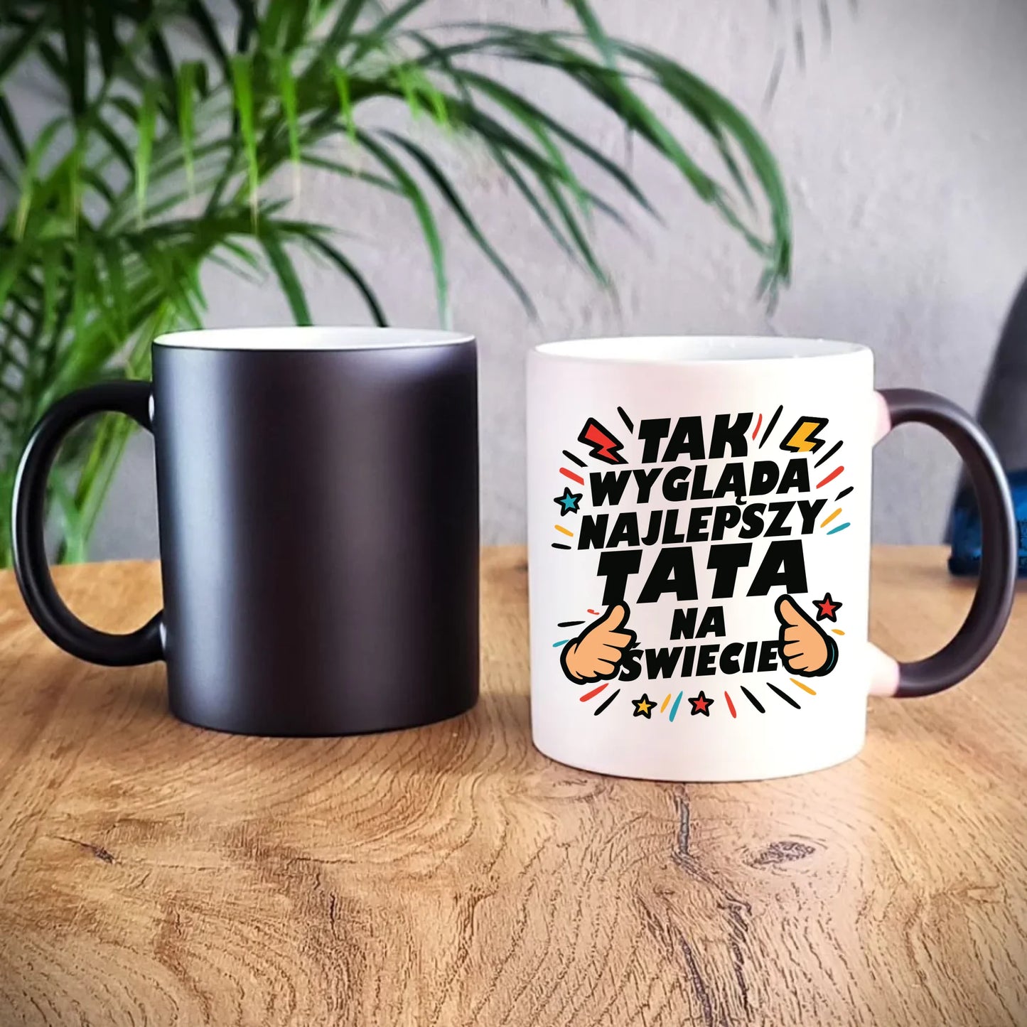 Magiczny kubek dla taty prezent na Dzień Ojca urodziny imieniny