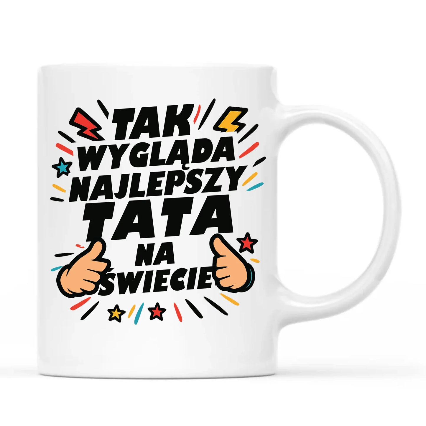 Kubek z nadrukiem prezent dla taty Dzień Ojca święta urodziny