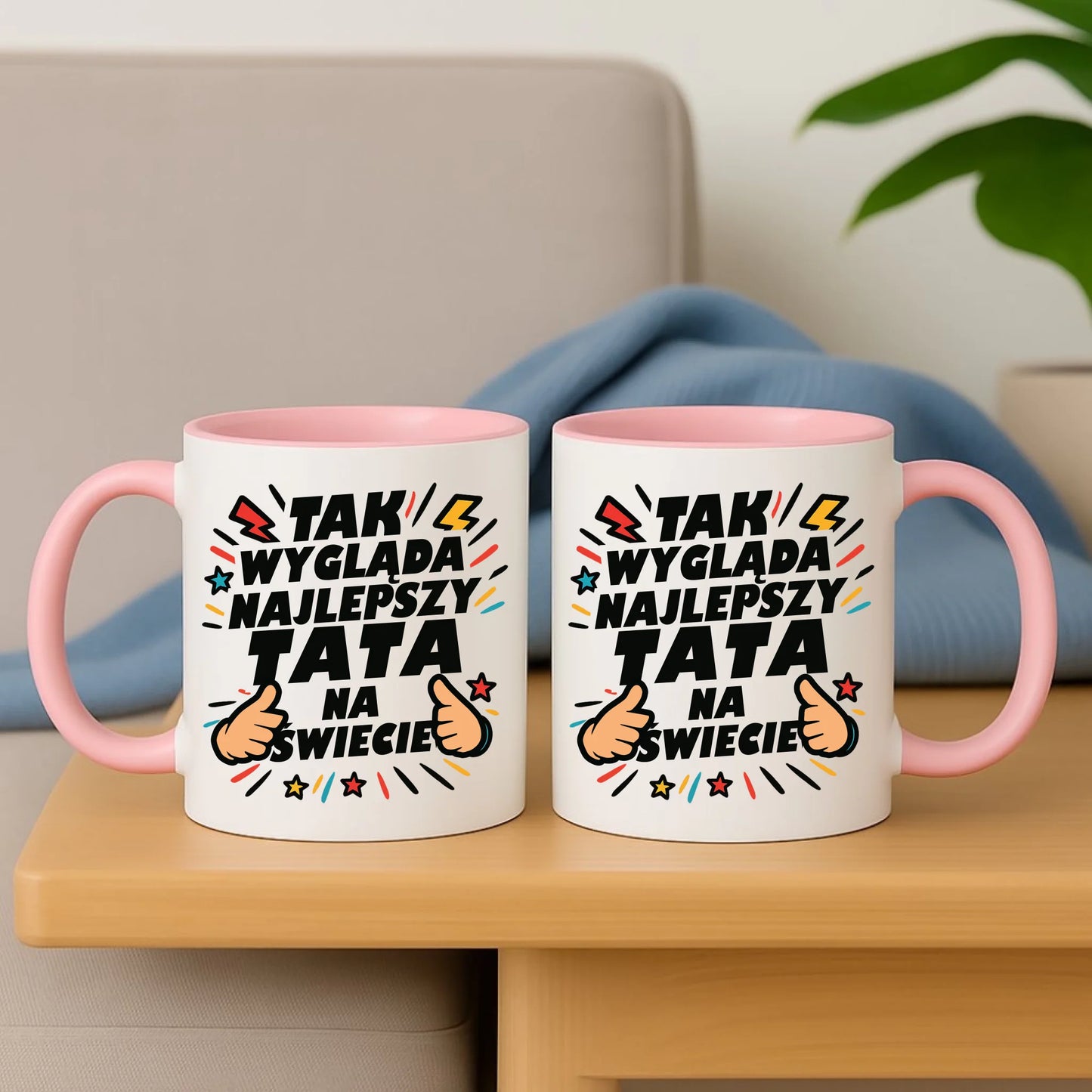 Personalizowany kubek dla taty na prezent Dzień Ojca Święta Urodziny