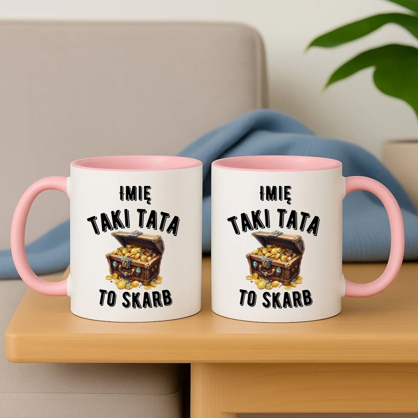 Personalizowany kubek dla taty na prezent Dzień Ojca Święta Urodziny