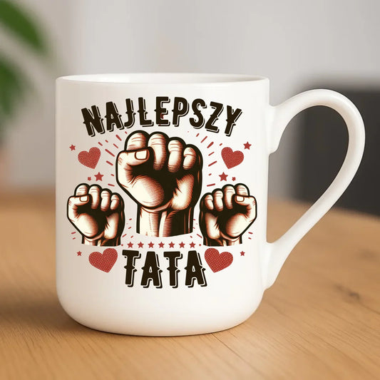 Najlepszy tata na świecie | Kubek elegant dla taty DT12 - StoryCups.pl