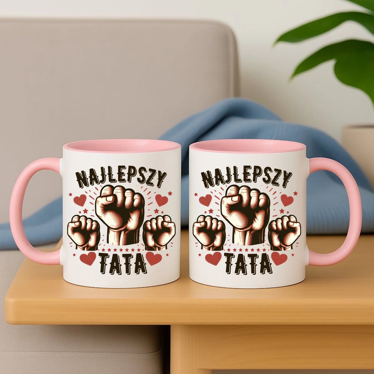 Personalizowany kubek dla taty na prezent Dzień Ojca Święta Urodziny