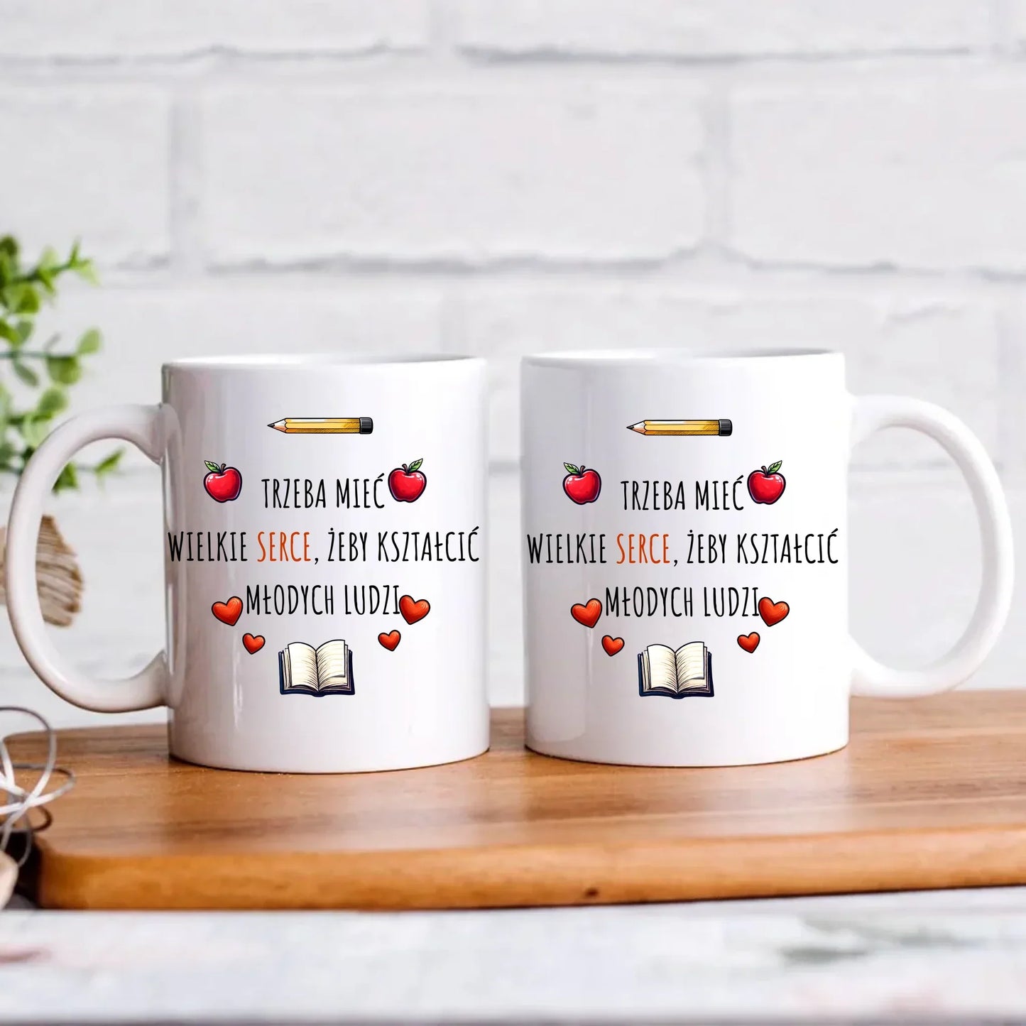 Trzeba mieć wielkie serce, żeby kształcić młodych ludzi | Kubek dla nauczyciela N71 - StoryCups.pl