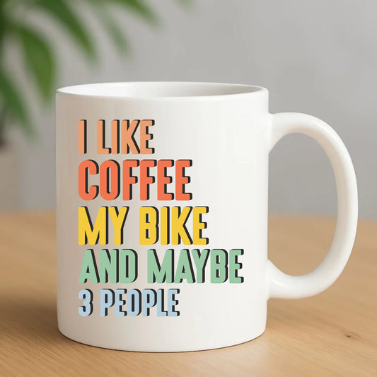 Ceramiczny biały kubek z nadrukiem na prezent