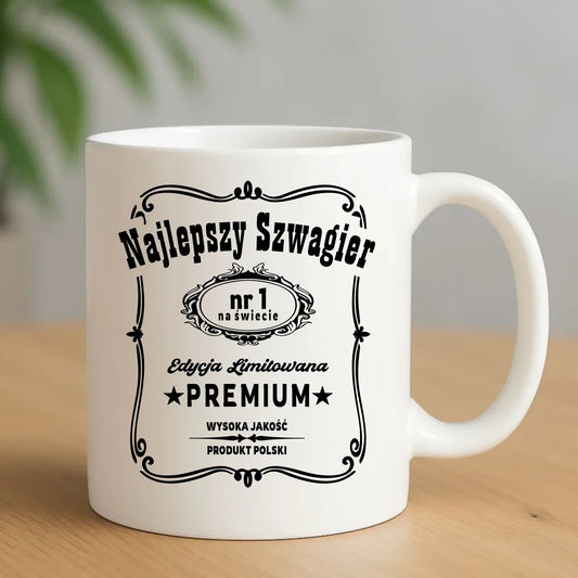 Najlepszy Szwagier | Kubek dla szwagra na prezent DSZ02 - StoryCups.pl