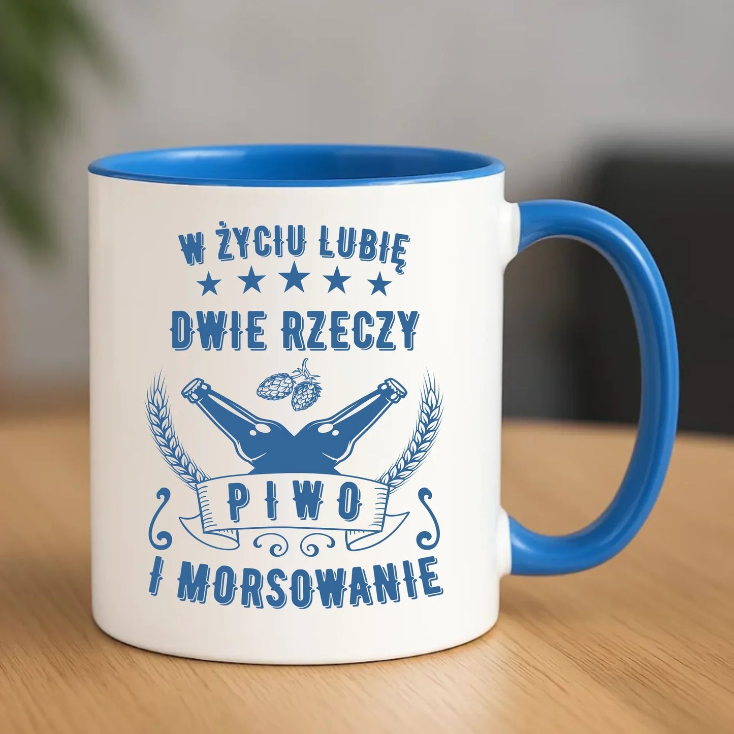 W życiu lubię dwie rzeczy piwo i morsowanie | Kubek HM09 - StoryCups.pl