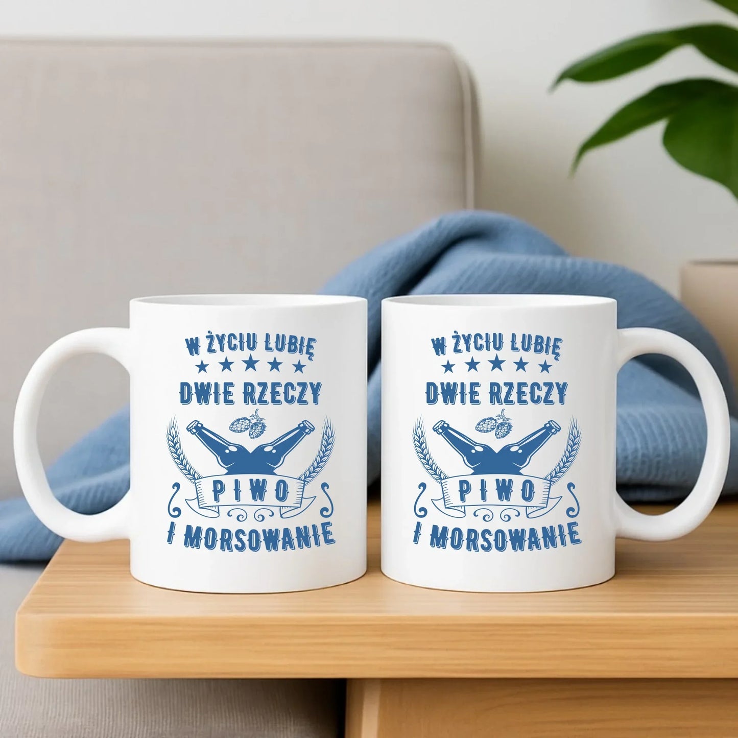 W życiu lubię dwie rzeczy piwo i morsowanie | Kubek HM09 - StoryCups.pl