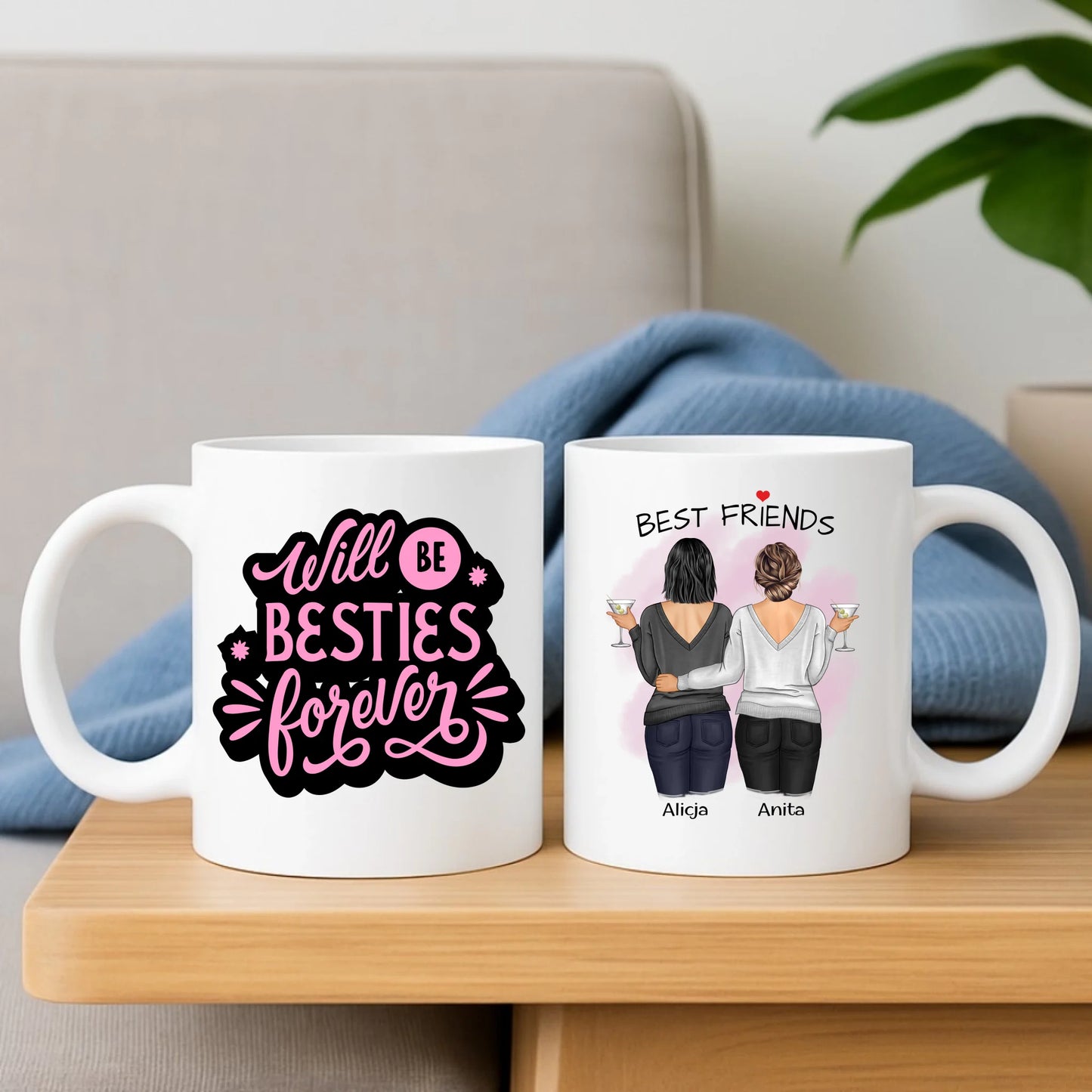 Personalizowany kubek z nadrukiem na prezent