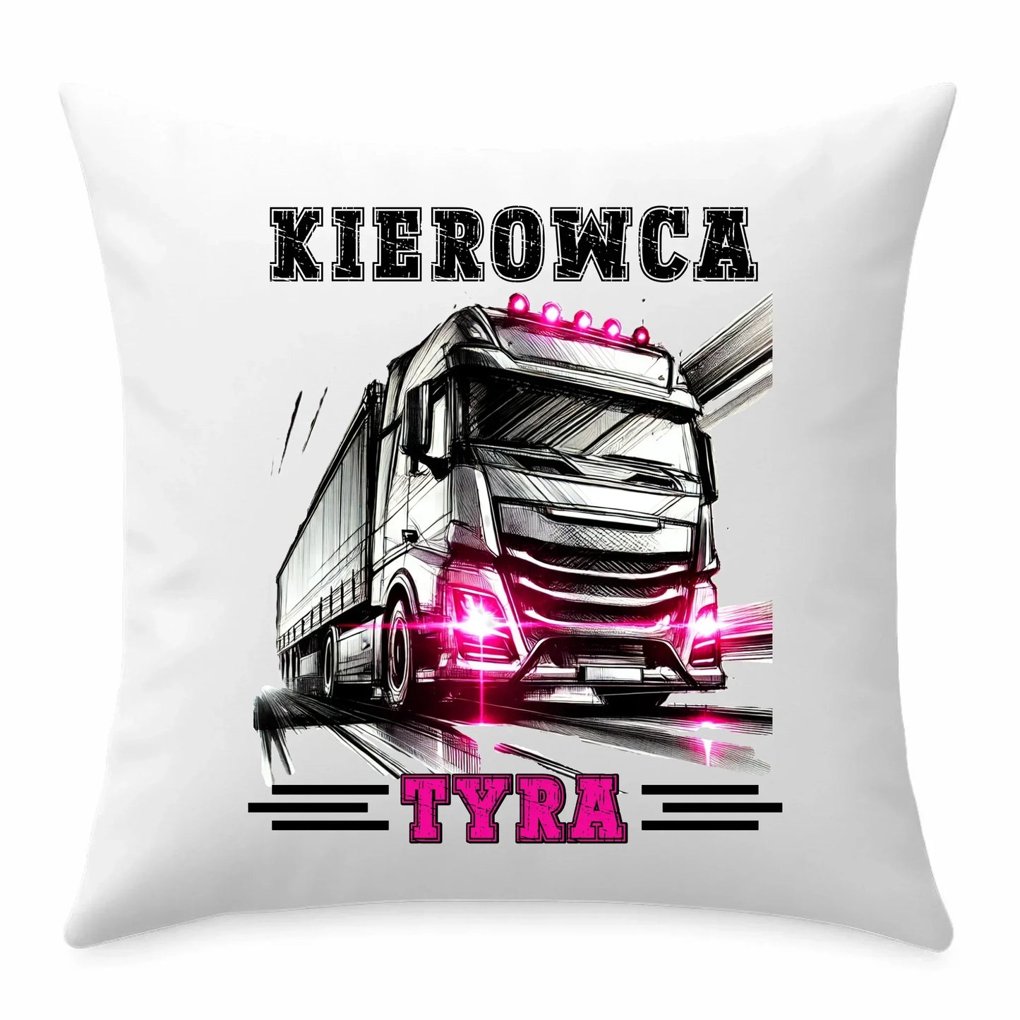 Kierowca tyra | Poduszka dla truckerki ZKT15 - StoryCups.pl