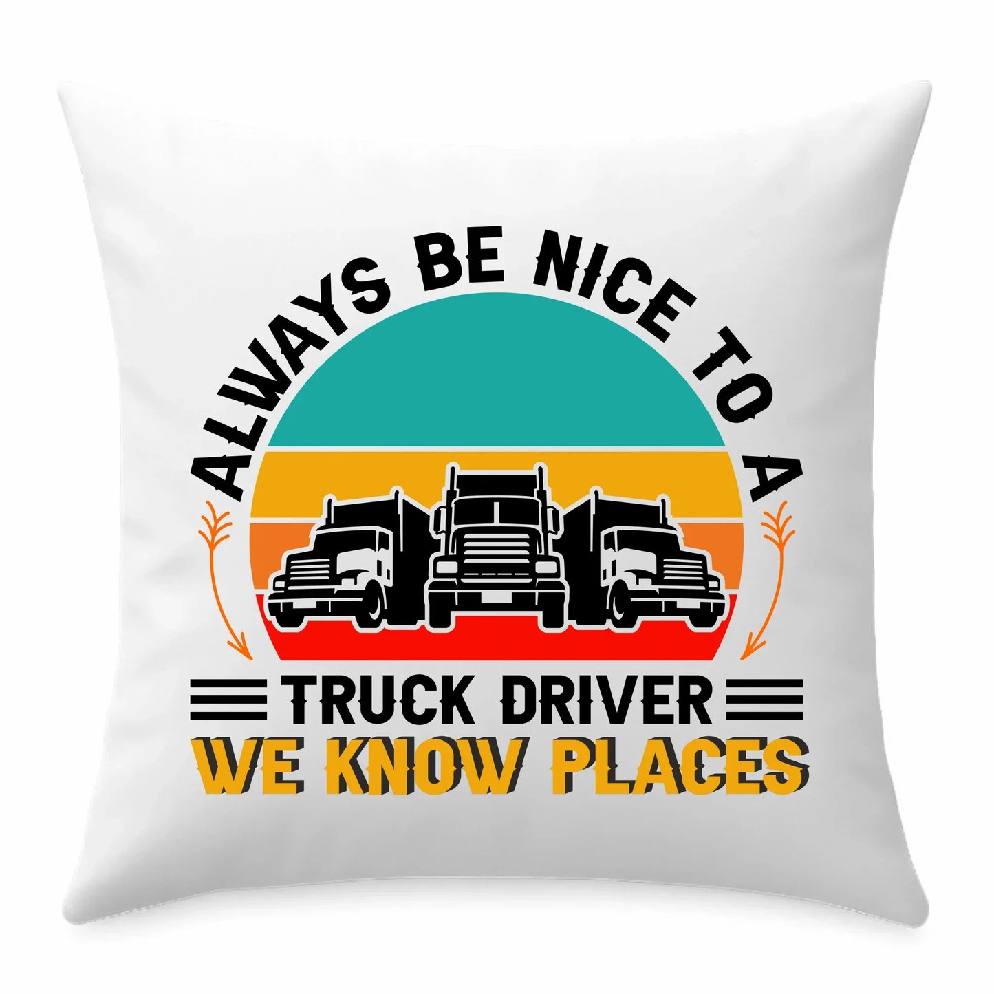 Truck driver | Poduszka dla kierowcy tira ZKT10 - StoryCups.pl