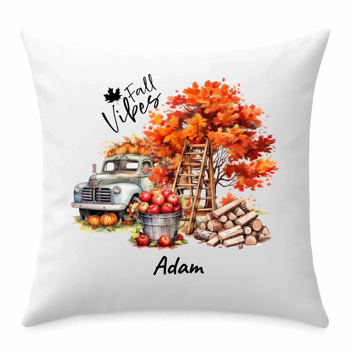 Fall Vibes imię | Poduszka jesienna JS07 - StoryCups.pl