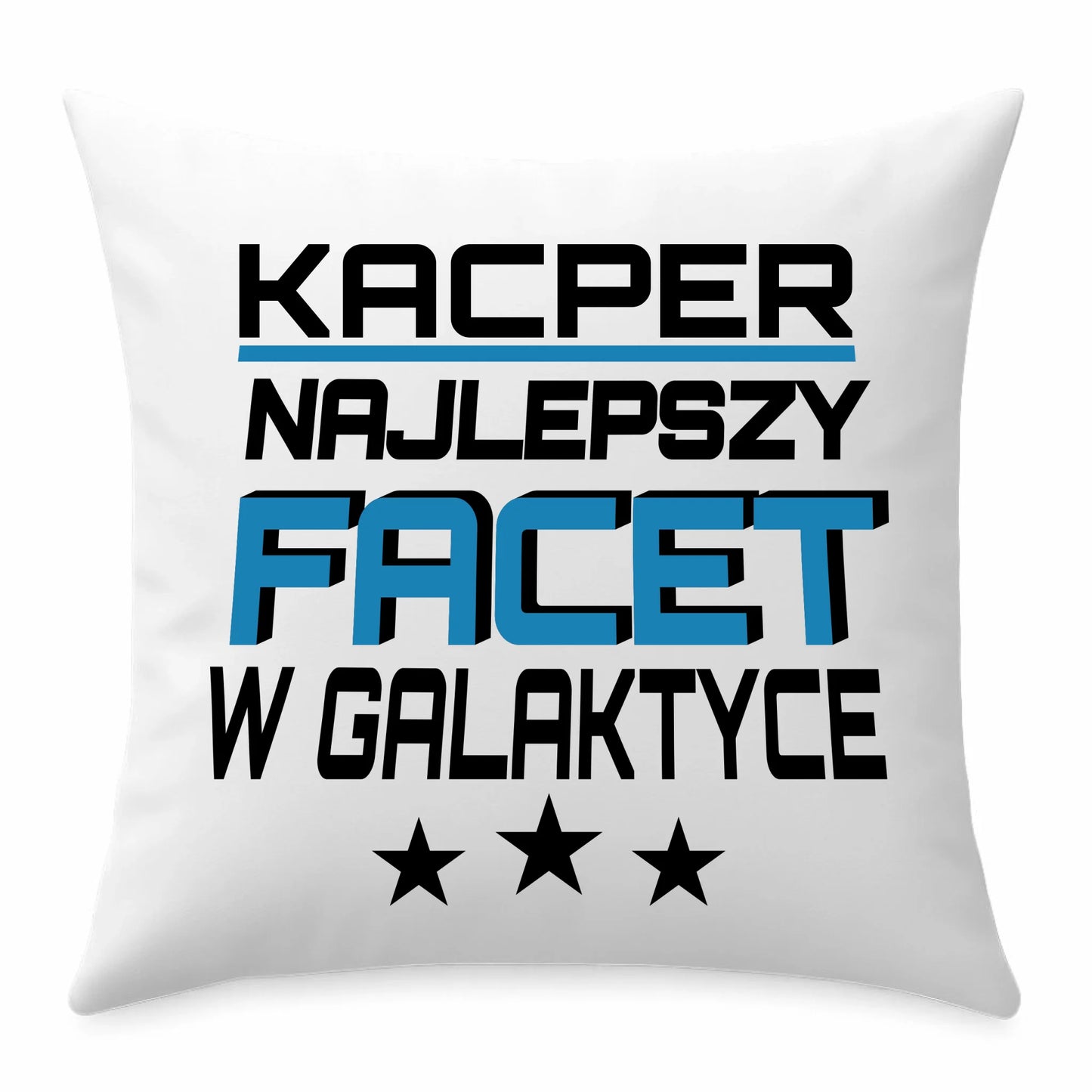 Poduszka z nadrukiem na prezent "Jasiek"